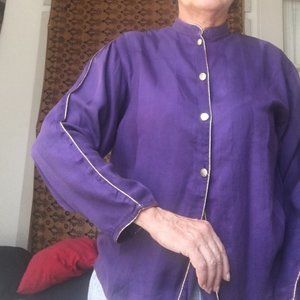 Italian cotton damask shirt